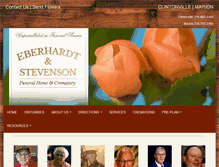 Tablet Screenshot of eberhardtstevenson.com